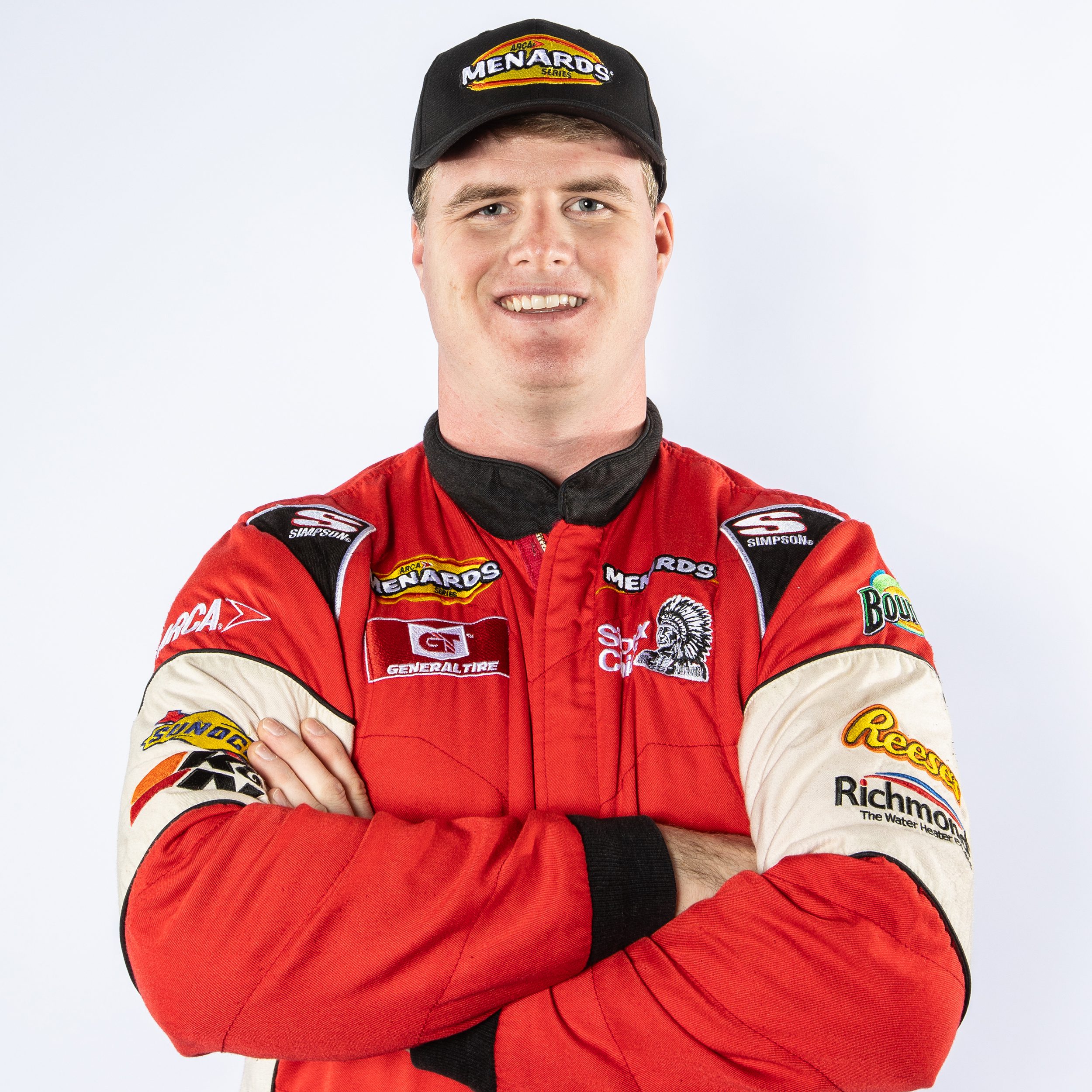 Tim Richmond, driver of the No. 27 MilitaryGreenCards.com Toyota, during ARCA Menards Series Media Day at the Daytona International Speedway on Thursday, February 12th, 2026.  (Ted Malinowski/NASCAR)