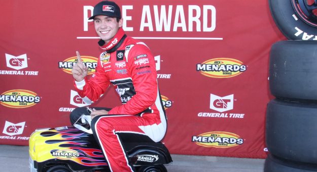 Visit Tanner Gray Speeds to First Career General Tire Pole Award for Tonight’s ARCA Kansas 150 page