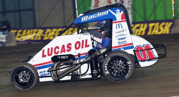 Visit Kyle Larson, Christopher Bell Both Claim Tuesday Chili Bowl Checkered Flags page