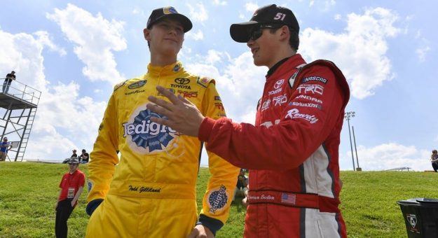 Visit Harrison Burton and Todd Gilliland Renew Rivalry from Short Tracks to High Banks page