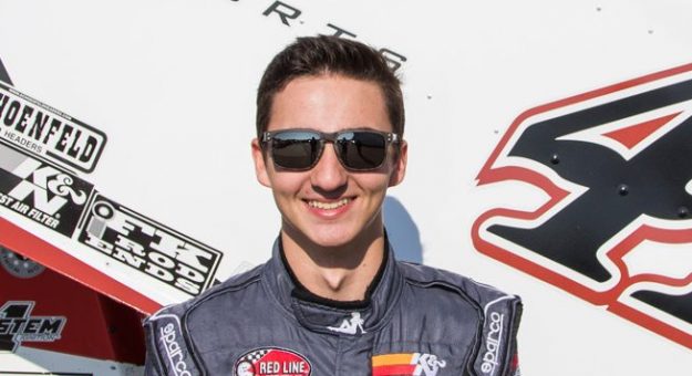 Visit Tough Night for 2020 ARCA Menards Series West Rookie Contender Gio Scelzi at the Chili Bowl page