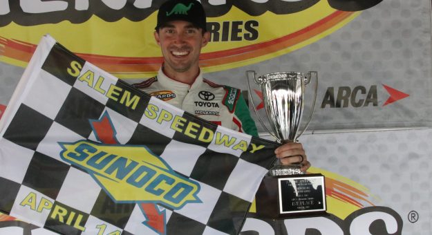 Visit Michael Self Hunting ARCA Menards Series Hat Trick at Talladega page