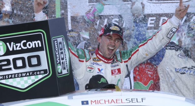Visit Michael Self Stops Ty Majeski’s Win Streak with His Third ARCA Menards Series Win in VizCom 200 at Michigan page