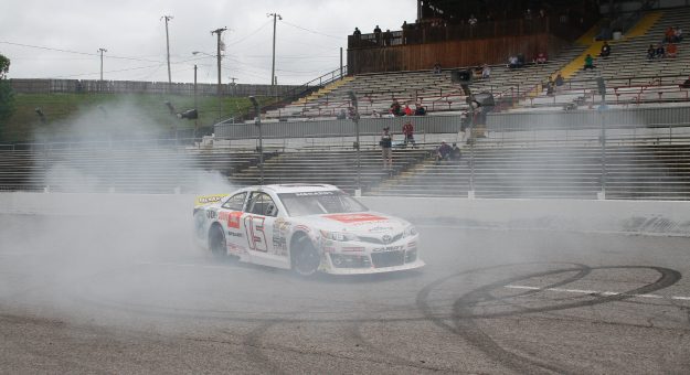 Visit Christian Eckes Rebounds with ARCA Win at Nashville page