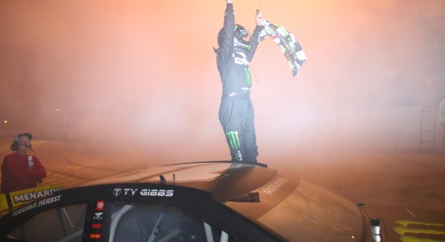 Visit Ty Gibbs Scores Clean Sweep with Dominant Win in Kentuckiana Ford Dealers Fall Classic 200 page