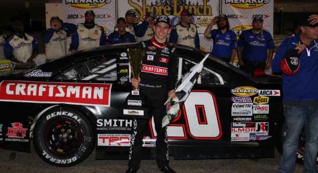 Visit Chandler Smith Takes Second Straight ARCA Menards Series Win at Madison with Victory in Shore Lunch 200 page