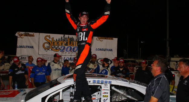 Visit Christian Eckes Looking to Close Points Gap with Back to Back wins at Lucas Oil Raceway page