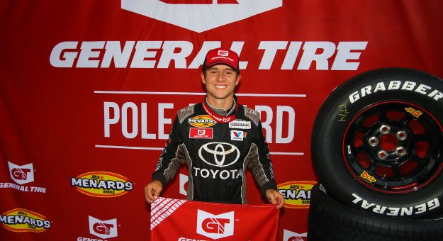 Visit Logan Seavey Speeds to Springfield Pole page