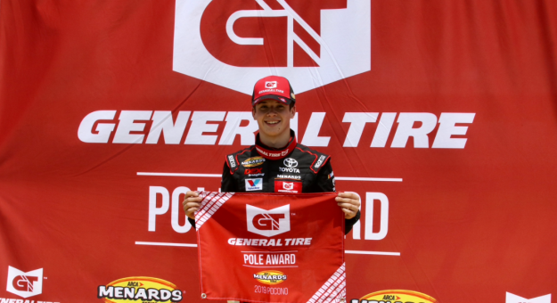 Visit Harrison Burton Speeds to Pocono Pole page