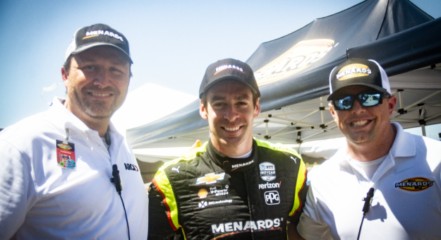 Visit Indy 500 Winner Simon Pagenaud Visits ARCA Menards Series Garage Area at Iowa Speedway page