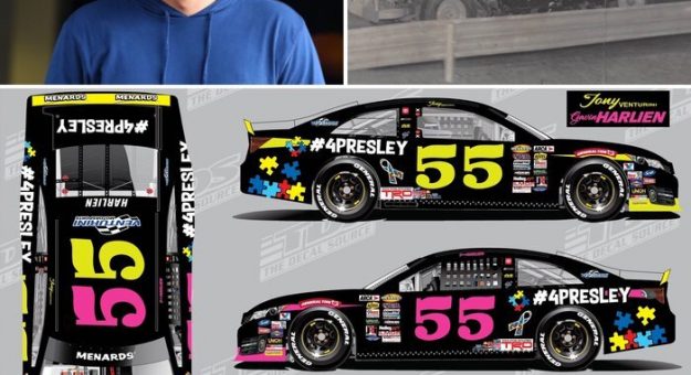 Visit Gavin Harlien, No. 55 #4Presley/Autism Awareness Toyota Preview: Salem page