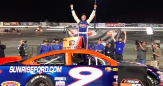 Trevor Huddleston’s First K&N Victory Comes at Home