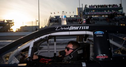 Derek Griffith during the ARCA Menards Series Skips Western Outfitters 175 at New Smyrna Speedway on Monday, Feb. 10, 2020 in New Smyrna, Fla.  (Photo by Matt Stamey)