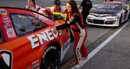 Gracie Trotter during the ARCA Menards Series Skips Western Outfitters 175 at New Smyrna Speedway on Monday, Feb. 10, 2020 in New Smyrna, Fla.  (Photo by Matt Stamey)
