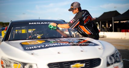 Sam Mayer during the ARCA Menards Series Skips Western Outfitters 175 at New Smyrna Speedway on Monday, Feb. 10, 2020 in New Smyrna, Fla.  (Photo by Matt Stamey)