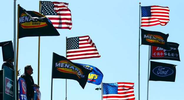 PHOENIX, AZ - MARCH 06:  A general view in the garage area before the ARCA Menards General Tire 150 on March 6, 2020 at Phoenix Raceway in Phoenix, Arizona. (Adam Glanzman/ARCA Racing)