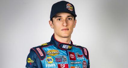 PHOENIX, AZ - MARCH 06:   Lawless Alan, driver of the #12 AUTOParkit Toyota, poses for a portrait before the ARCA Menards Series General Tire 150 on March 6, 2020 at Phoenix Raceway in Phoenix, Arizona. (Adam Glanzman/ARCA Racing)