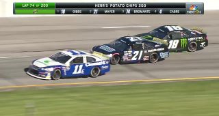 Three Wide For The Lead