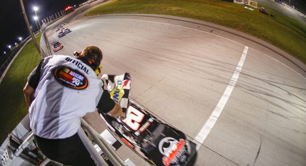 LEBANON, MO - JUNE 9:   Toyota/G-Oil 150 race at the I-44 Speedway on June 9, 2013 in Lebanon, Missouri.  (Photo by Wesley Hitt/NASCAR via Getty Images)