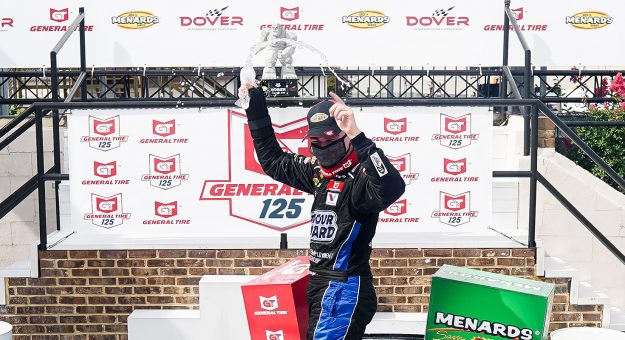 Visit Sam Mayer Conquers Monster Mile. Again. page