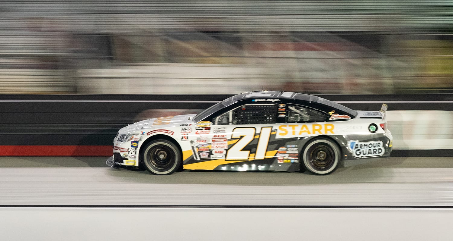 during the Bush’s Beans 200 at Bristol Motor Speedway for the ARCA Menards Series in Bristol, Tennessee on September 17, 2020. (Jacob Kupferman/NASCAR)
