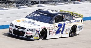 Sam Mayer, driver of the #21 Vince Lombardi Cancer Foundation Chevrolet, competes during the General Tire 125 for the ARCA Menards Series East at Dover International Speedway in Dover, Delaware on Friday, August 21, 2020. (Timothy Nwachukwu/NASCAR)