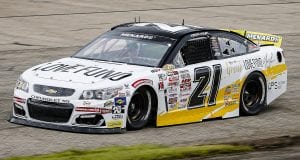 Sam Mayer, driver of the #21 Chevy Accessories Chevrolet during the Sioux Chief PowerPEX 200 for the ARCA Menards Series at Memphis International Raceway on Saturday, September 26, 2020. (Barry Cantrell/ARCA Racing)