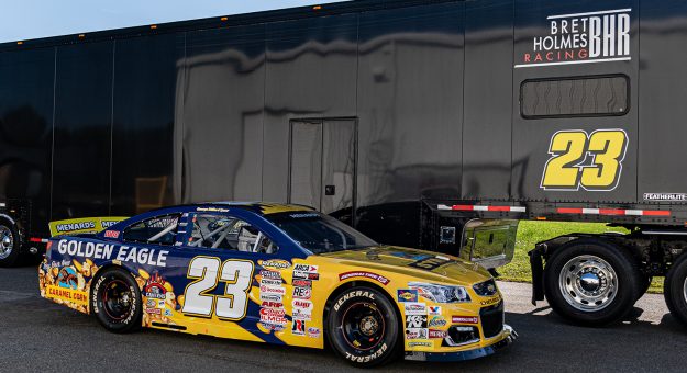 Visit Golden Eagle Syrup Partners with Bret Holmes Racing page