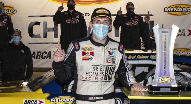 Visit ARCA Menards Series Champion Bret Holmes Earns S&S Volvo Long Haul Award page