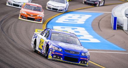 Howie DiSavino III (32) during the ARCA Menards Series General Tire 150 at Phoenix Raceway in Avondale, Arizona. (Win-Tron Racing)