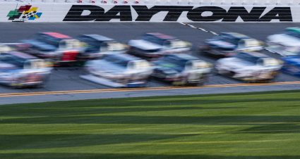 Daytona International Speedway during the Lucas Oil 200 Driven By General Tire for the ARCA Menards Series at Daytona International Speedway on Saturday, Feb. 8, 2020. Kyle Zedaker/ARCA Racing