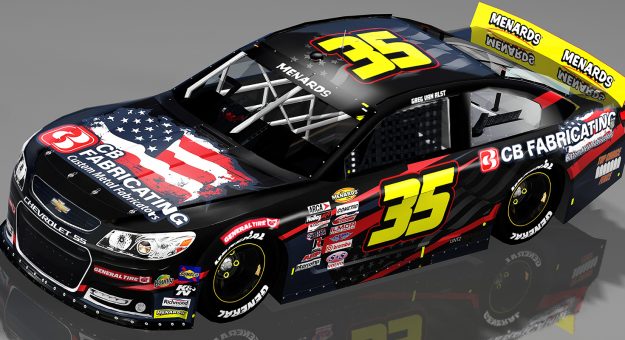 A rendering of Greg Van Alst's No. 35 CB Fabricating Chevy (Photo: Greg Van Alst Motorsports)