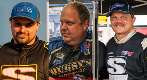 From Left: Davey Callihan, Willie Mullins and Robert Bruce will test for Mullins Racing during the upcoming ARCA Menards Series preseason test at Daytona International Speedway on Jan. 15-16.