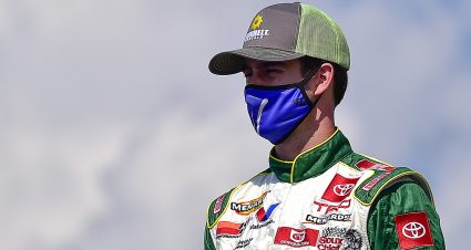 Drew Dollar pictured before the Zinsser SmartCoat 200 for the ARCA Menards Series at I-44 Speedway in Lebanon, Missouri, on Sept. 5, 2020. (Jeff Curry/ARCA Racing)