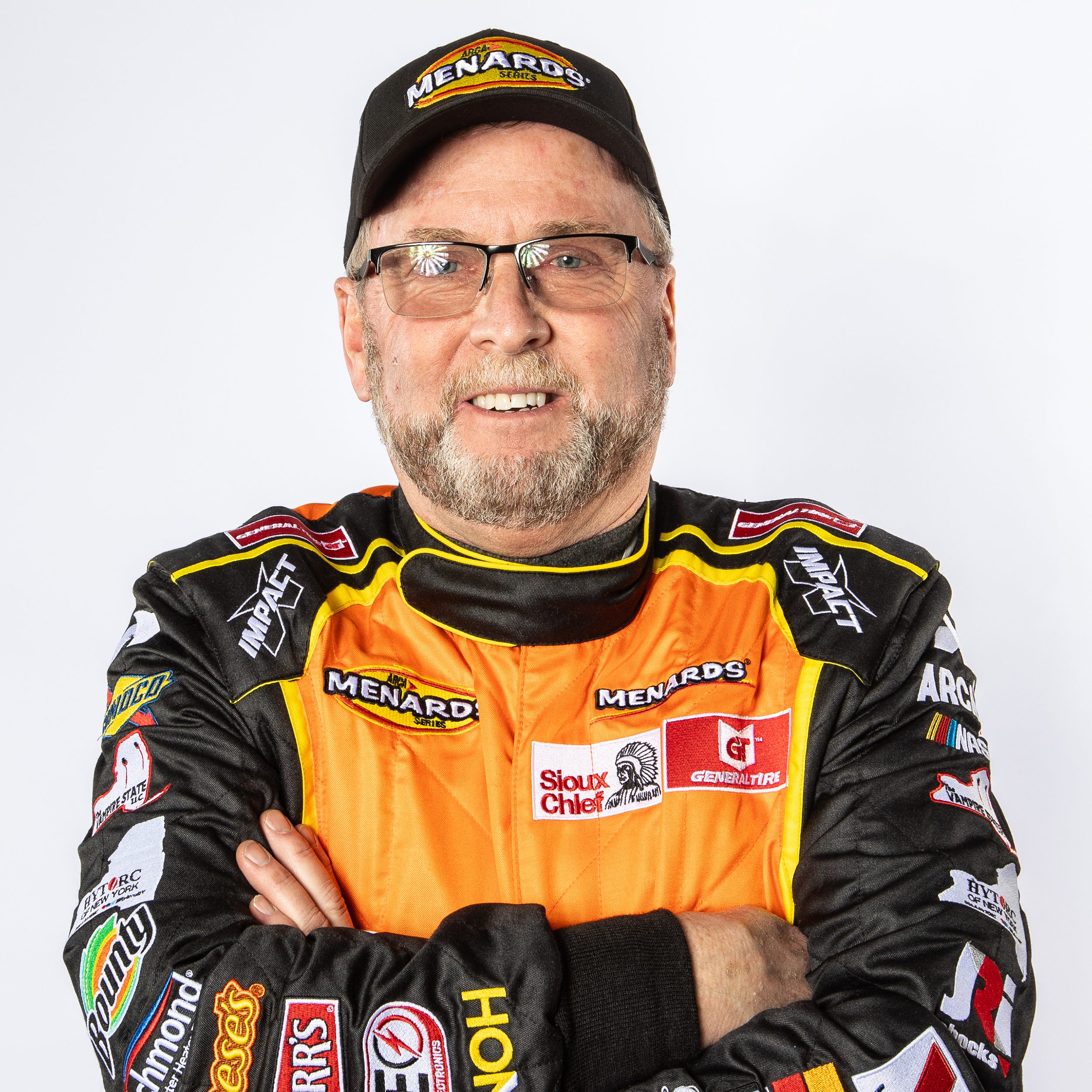 Ed Pompa, driver of the No. 10 HYTORC of New York/Double H Ranch Chevrolet, during ARCA Menards Series Media Day at the Daytona International Speedway on Thursday, February 12th, 2026.  (Ted Malinowski/NASCAR)
