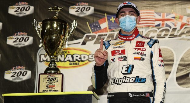 Visit Sammy Smith’s First ARCA Menards Win Comes With Trio Of Special Awards page
