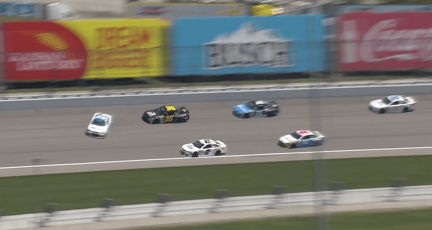 Reese's Sweet Move Of The Race: Greg Van Alst Avoids Crash At Kansas - ARCA