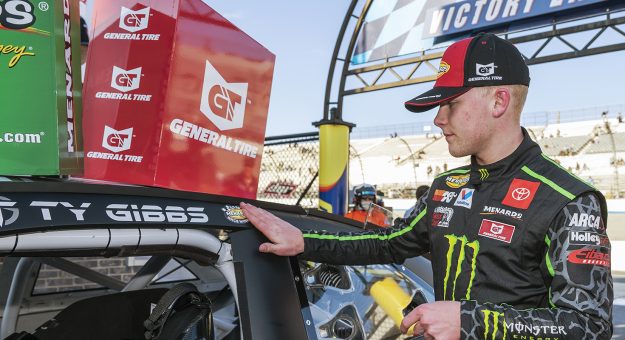 Visit Ty Gibbs cleans up special awards at Dover page