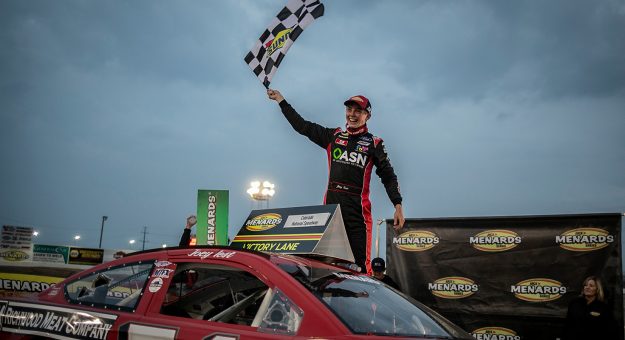 Visit Joey Iest earns first ARCA Menards win with West Series victory at Colorado National page