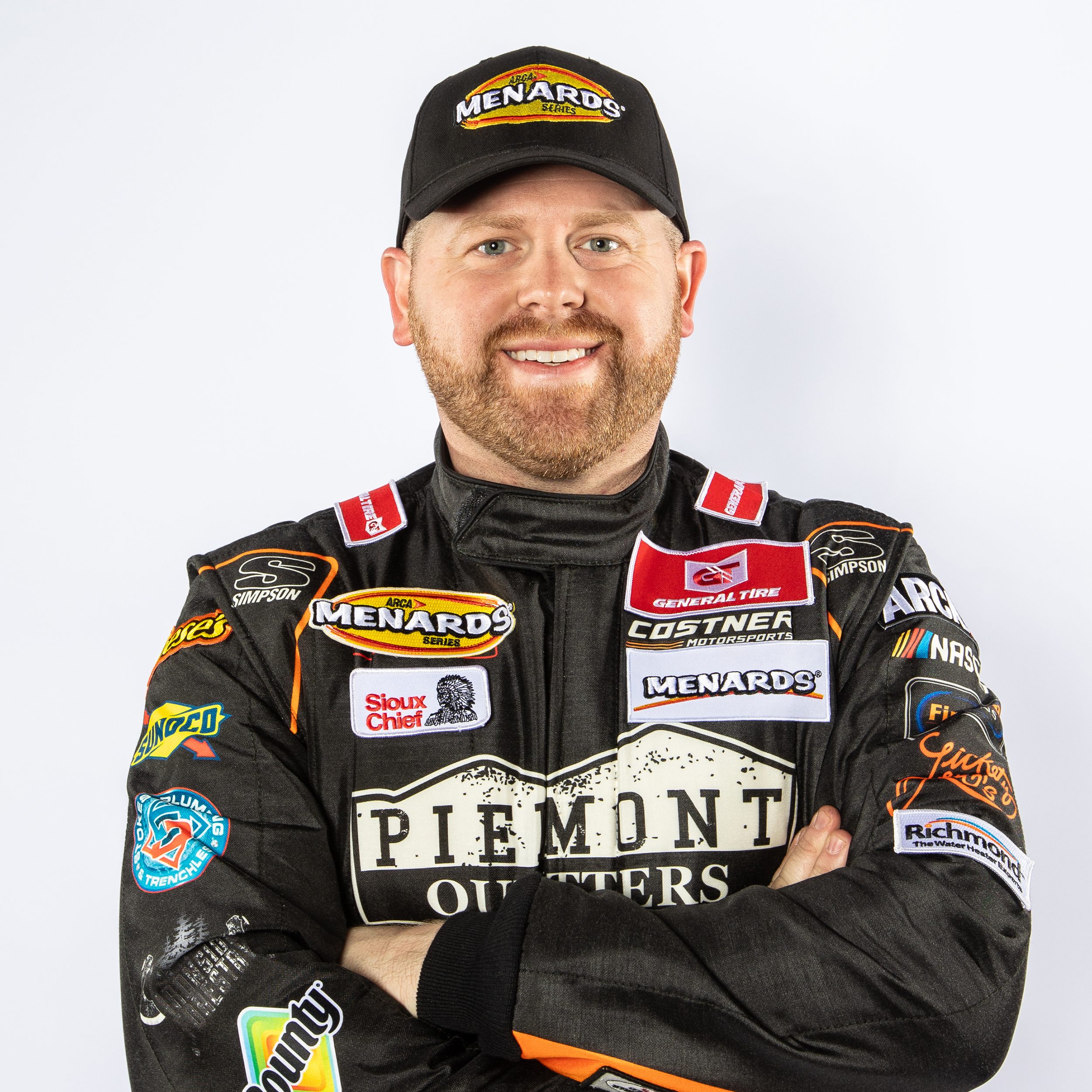 Caleb Costner, driver of the No. 93 TBA Chevrolet, during ARCA Menards Series Media Day at the Daytona International Speedway on Thursday, February 12th, 2026.  (Ted Malinowski/NASCAR)