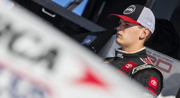 before the Lucas Oil 200 Driven by General Tire for the ARCA Menards Series at Daytona International Speedway in Daytona Beach, Florida on February 17, 2021. (Adam Glanzman/NASCAR)