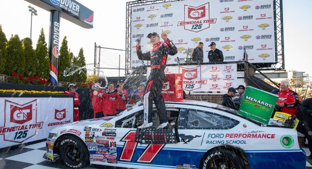 Visit Taylor Gray rides new Ford Mustang to a dominant Monster Mile victory page