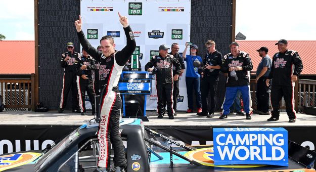 Visit ARCA Graduate of the Week: Parker Kligerman conquers Mid-Ohio road course page