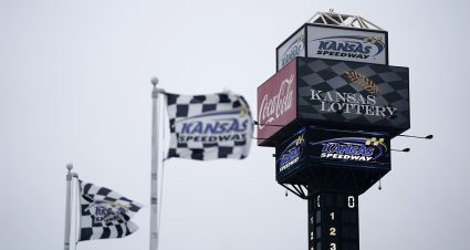General signage from the Kansas 150 for the ARCA Menards Series at Kansas Speedway in Kansas City, Kansas on September 10, 2022. (Ed Zurga/ARCA Racing)