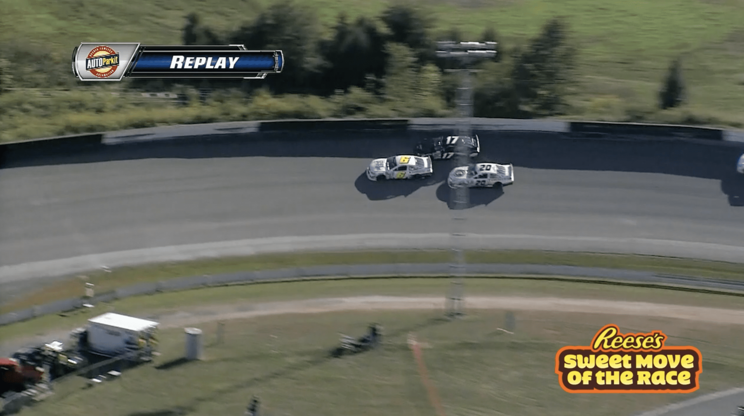 Salem Raceway Reese’s Sweet Move of the Race: Taylor Gray passes two in one corner at ...