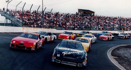 The ARCA Menards Series at Flat Rock Speedway in 1999. (Photo: ARCA Archives)