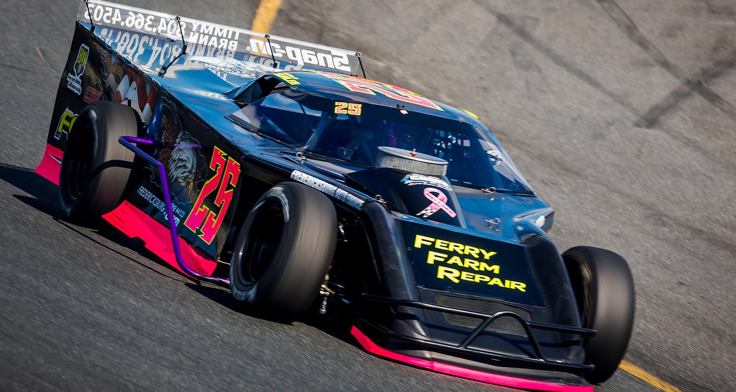 Kayla Surles raced to six victories in the Modified division at Dominion Raceway in 2022. (Photo: Dinah Mullins)