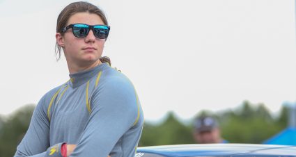 Isabella Robusto during the Jack Ingram Memorial at North Carolina's Hickory Motor Speedway on June 11, 2022. (Adam Fenwick/NASCAR)