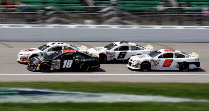 during the Dutch Boy 150 for the ARCA Menards Series at Kansas Speedway on May 14, 2022 in Kansas City, Kansas. (Ed Zurga/ARCA Racing)