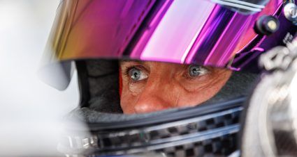 Rette Jones Racing’s Frankie Muniz, #30, before the General Tire 200 for the ARCA Menards Series at Talladega Superspeedway in Talladega, Alabama, on April 22, 2023. (Dustin Chambers/ARCA Racing)